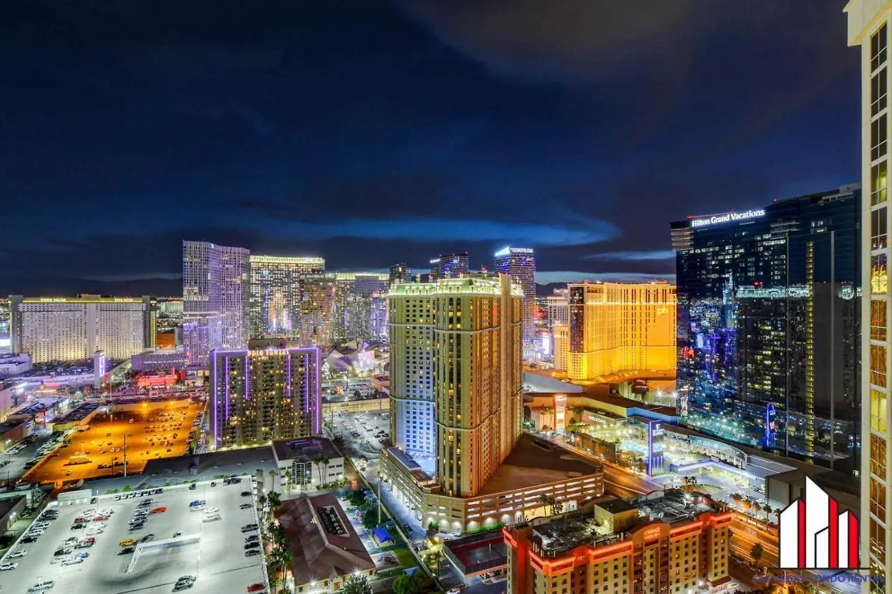 Mgm Signature-32-621 1Br2Ba F1 Strip View Balcony Las Vegas